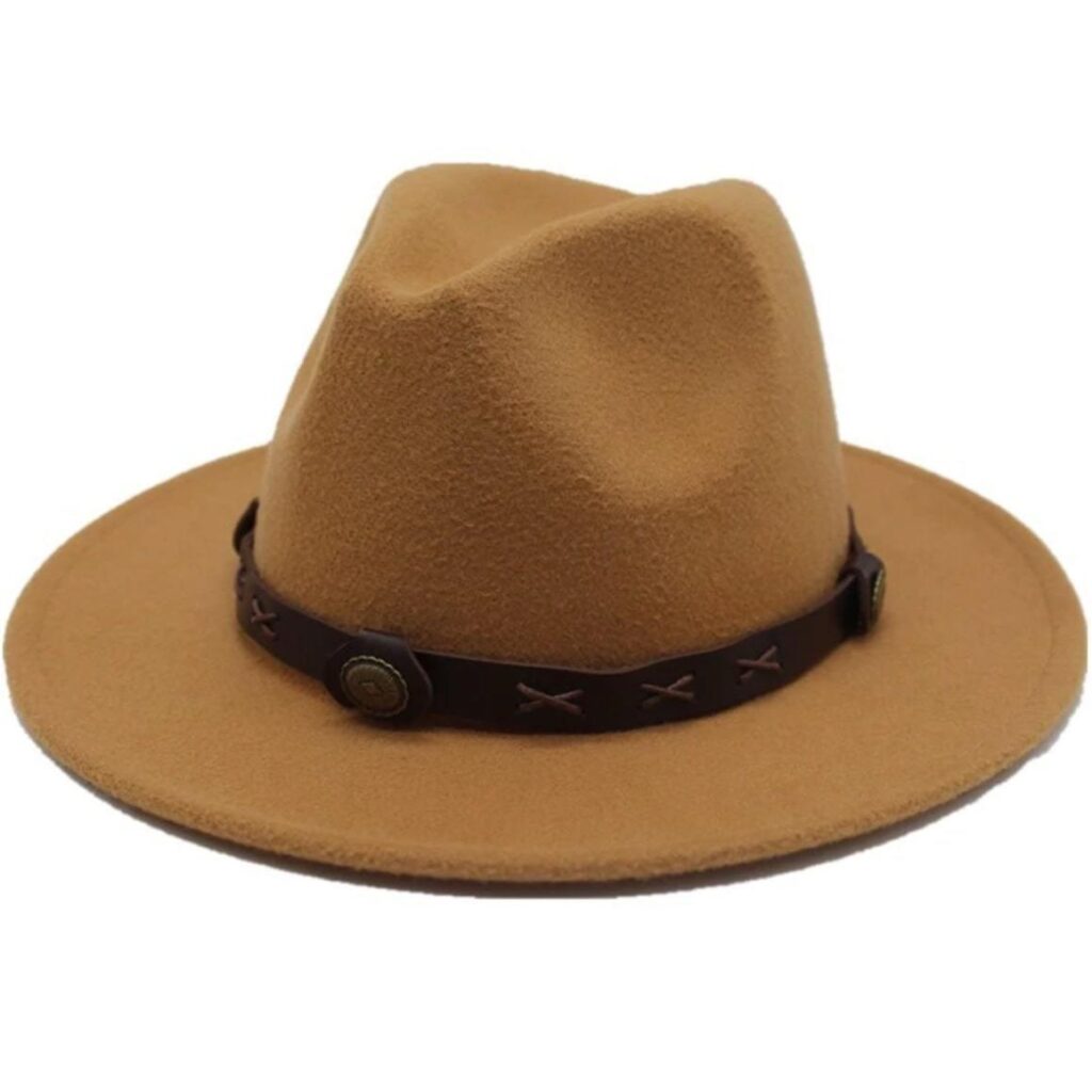 Brun Sheriff Cowboy Hatt