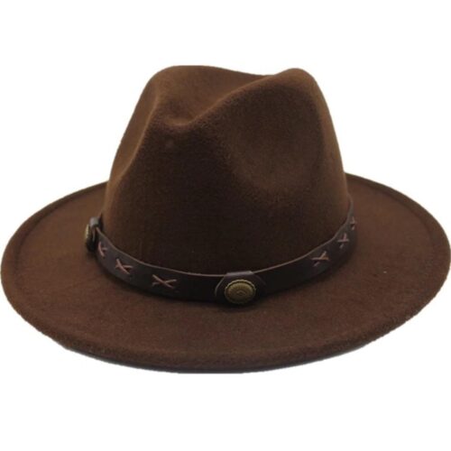 Brun Sheriff Cowboy Hatt main image 1