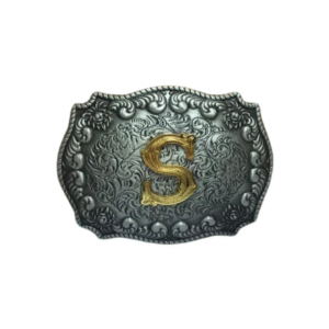Anpassad initial västernbältespänne - S