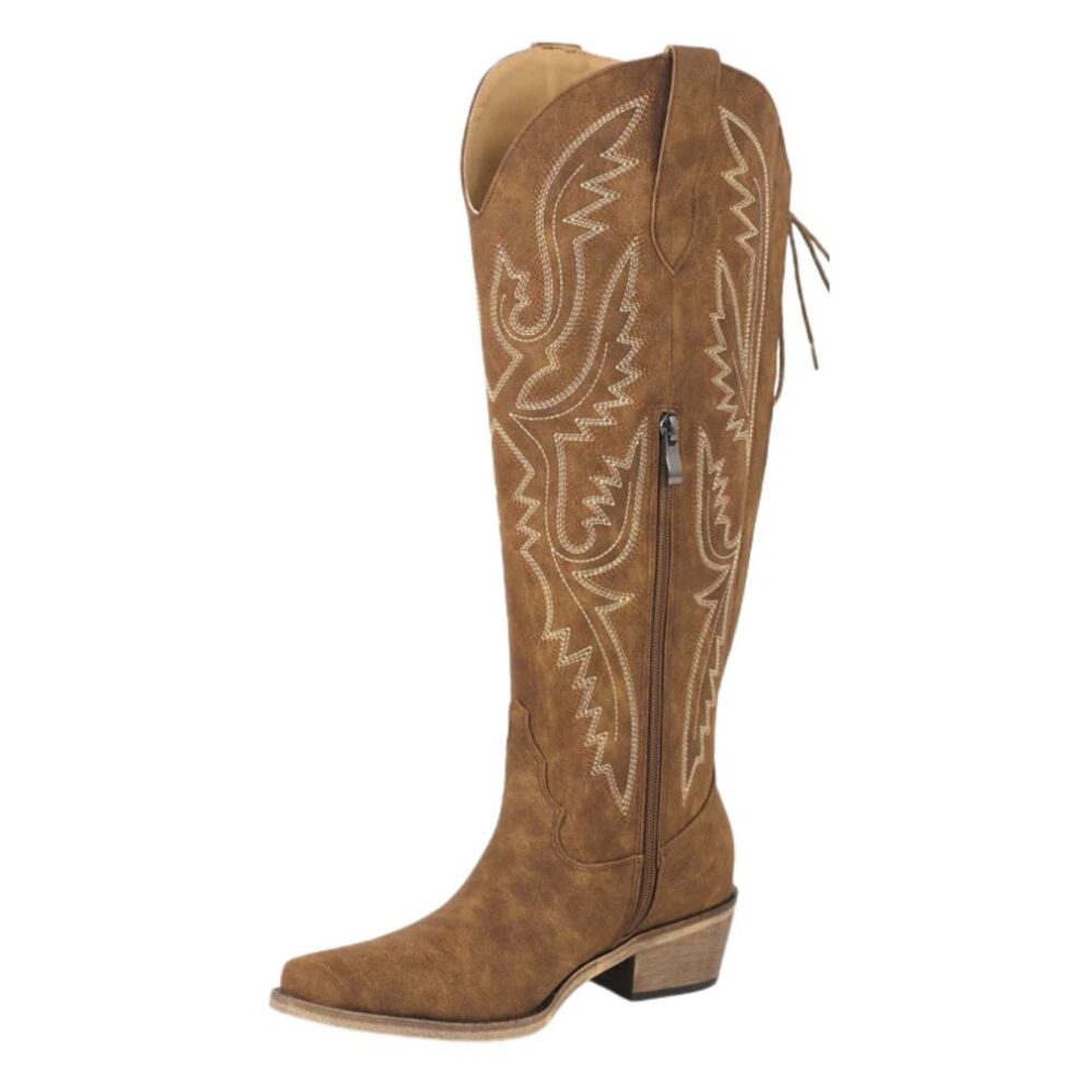 Sabine dam cowboyboots 7885 - Taupe main image 1