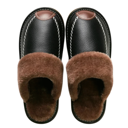 Herr västernläder plyschtofflor