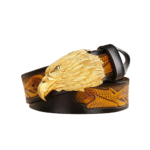 Herr western örnspänne äkta läderbälte - 1