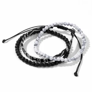 Kvinnors västerländskt handgjort flätat armband med tofs - Typ 41