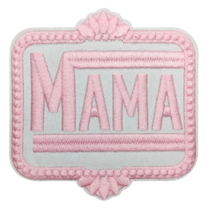Mama rosa västern broderad patch