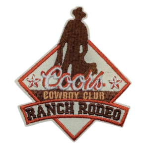 Ranch rodeo cowboyklubb broderad patch