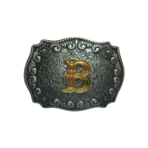 Anpassad initial västernbältespänne - B
