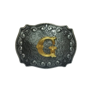 Anpassad initial västernbältespänne - G