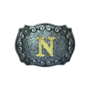 Anpassad initial västernbältespänne - N