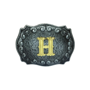 Anpassad initial västernbältespänne - H