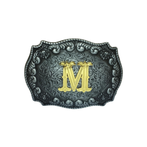 Anpassad initial västernbältespänne - M