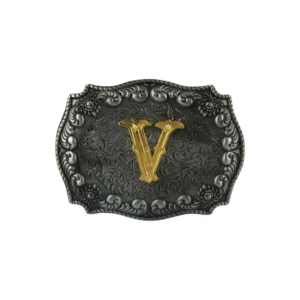 Anpassad initial västernbältespänne - V