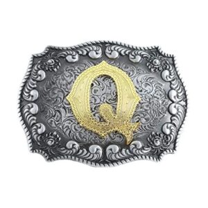 Västernbältespänne med anpassad initial - Q