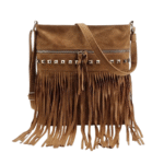 Västernfransad axelremsväska